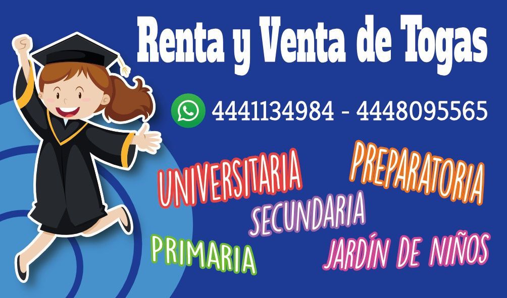 Una caricatura de una niña con toga y birrete de graduación saltando en el aire