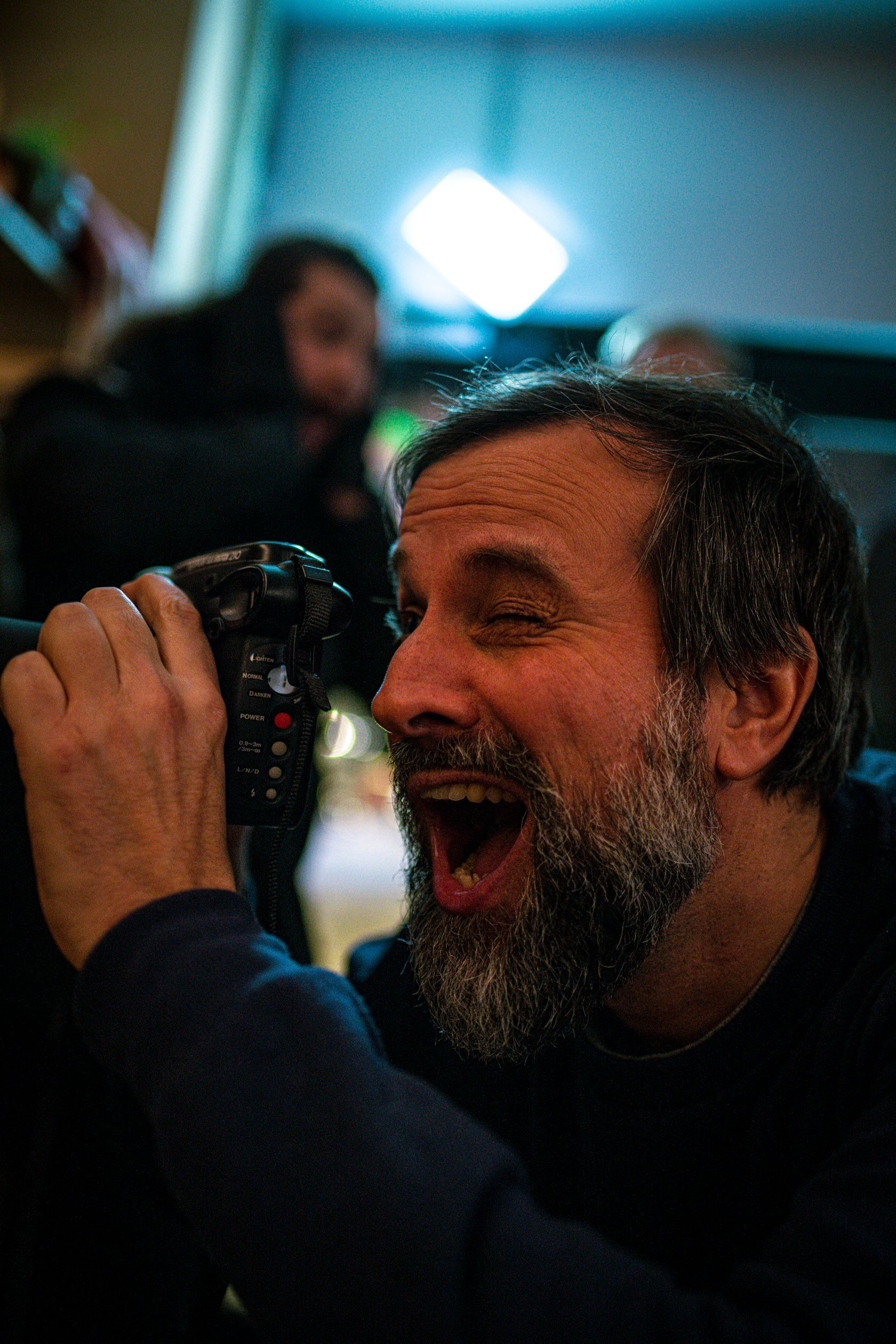 taking polaroid pictures