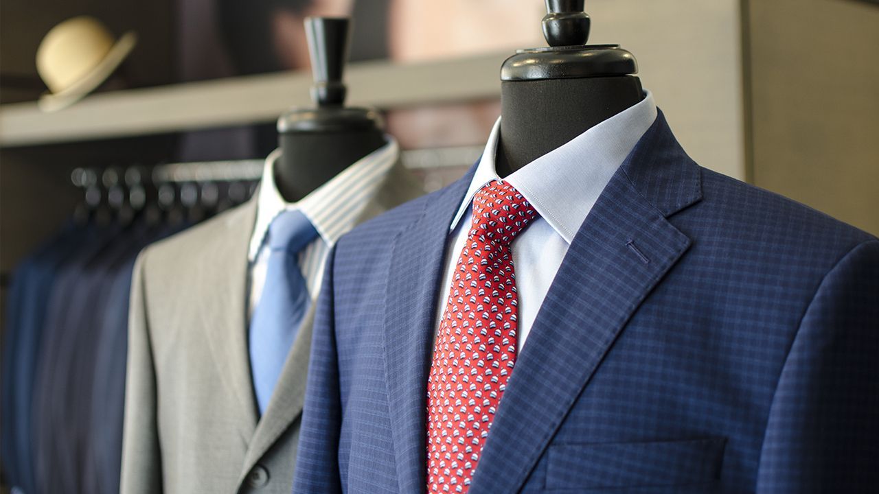 Boutique menswear imagery