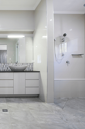  Renovated bathroom by Perth's Capital Way Interiors