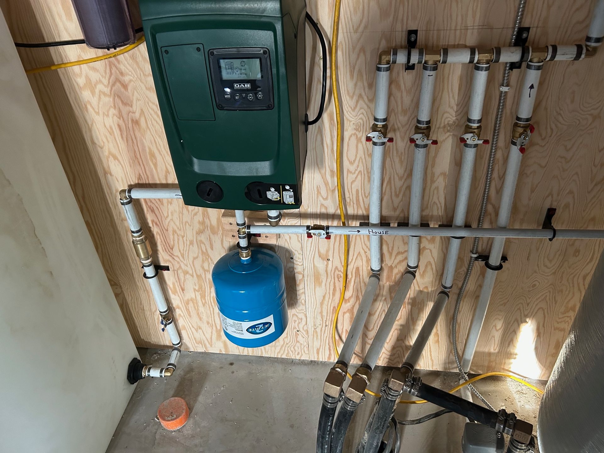 water pressure tank install company Alberta