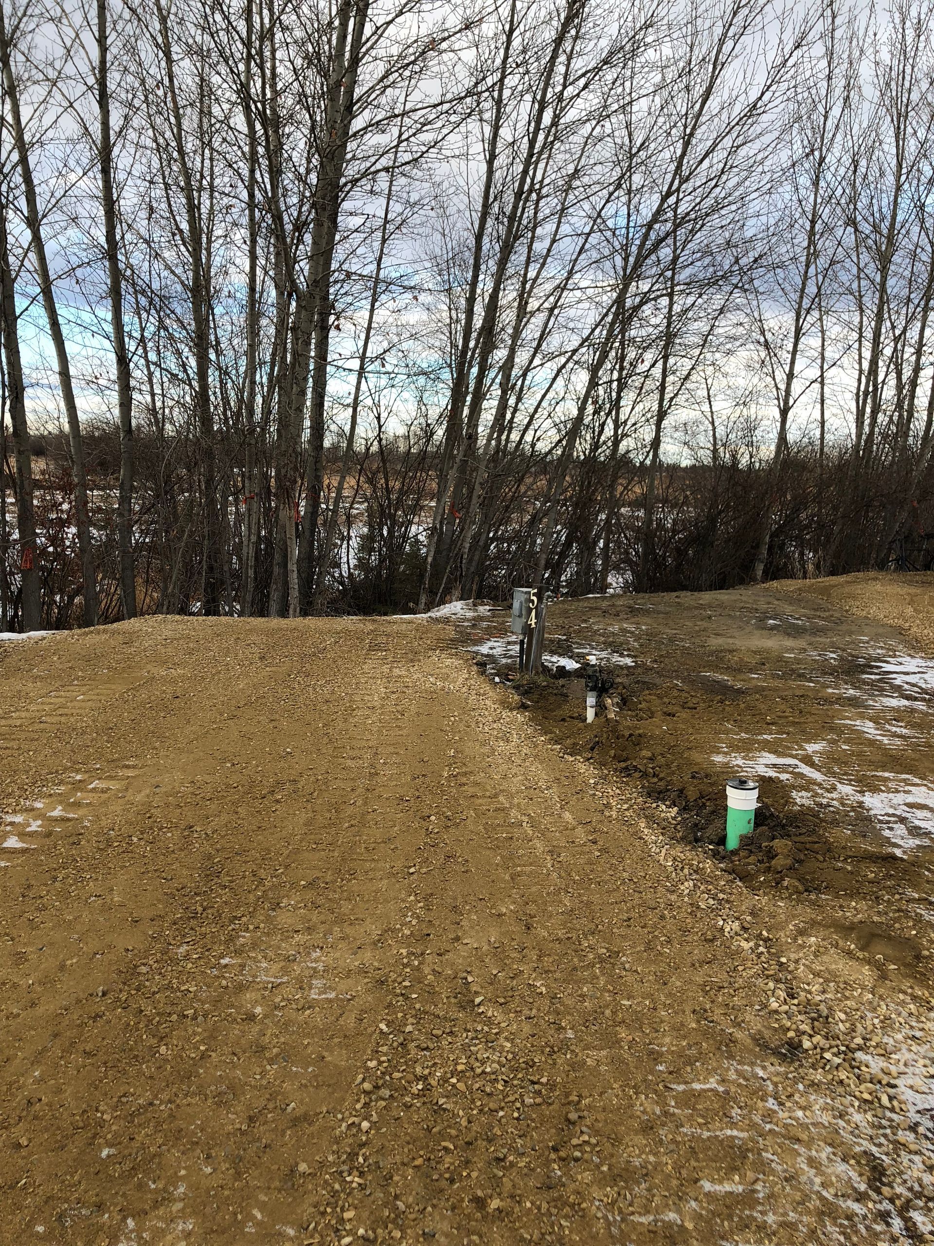 trenching and excavation services for campground connection hookups
