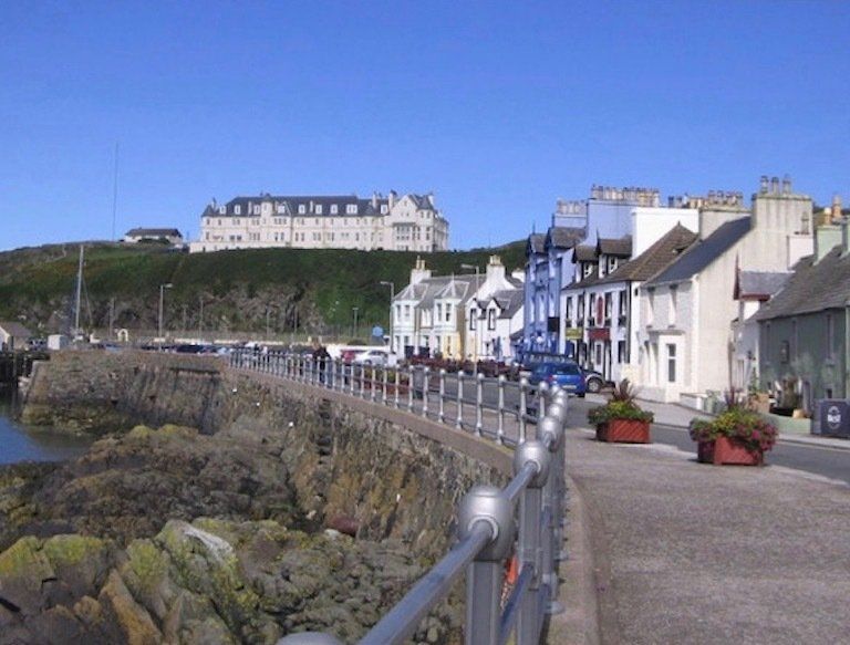 The harbour front at Portpatrick, Dumfries and Galloway, Scotland