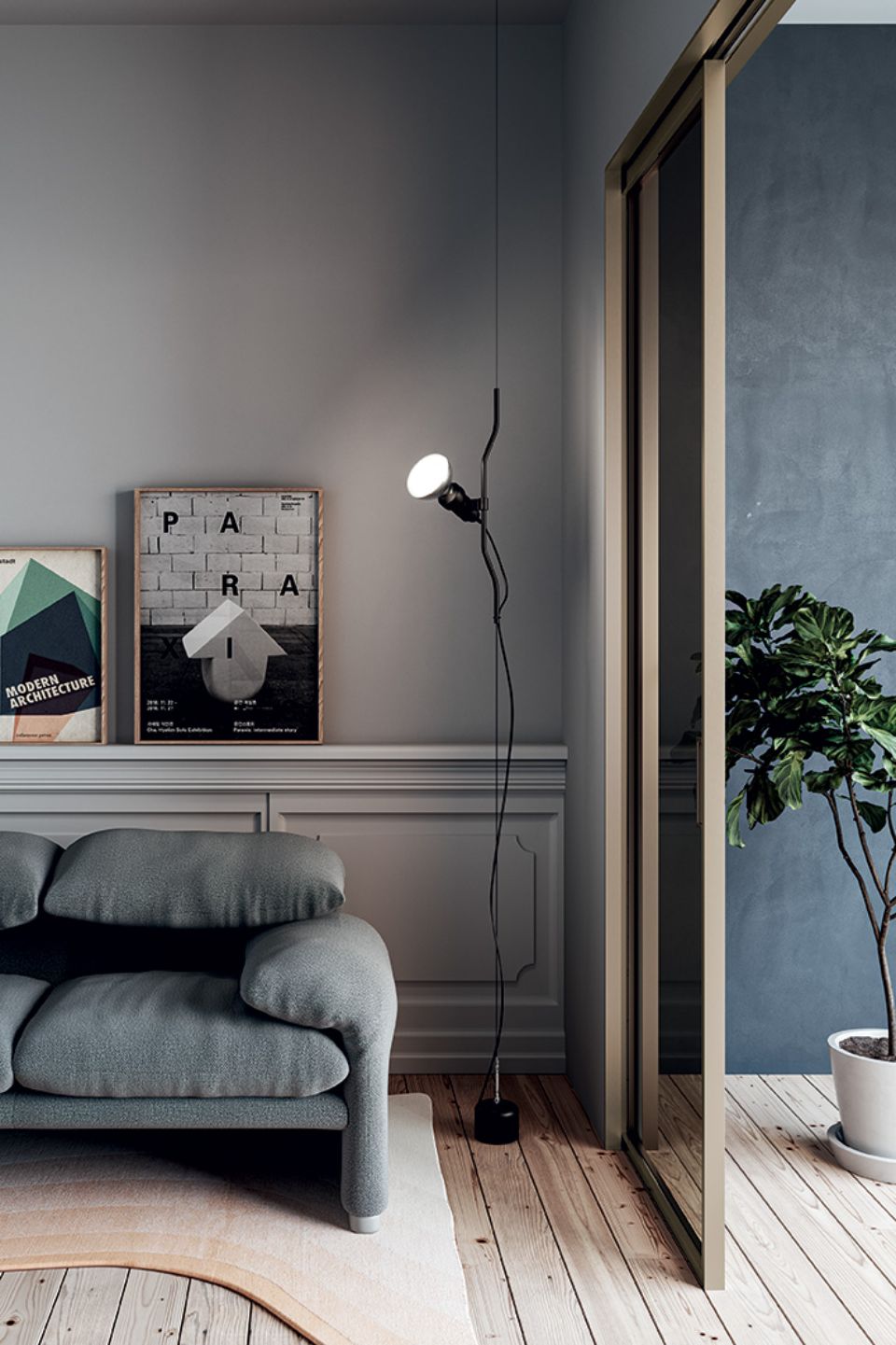 Infisso scorrevole aperto