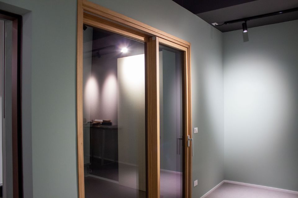 Infisso in legno alluminio