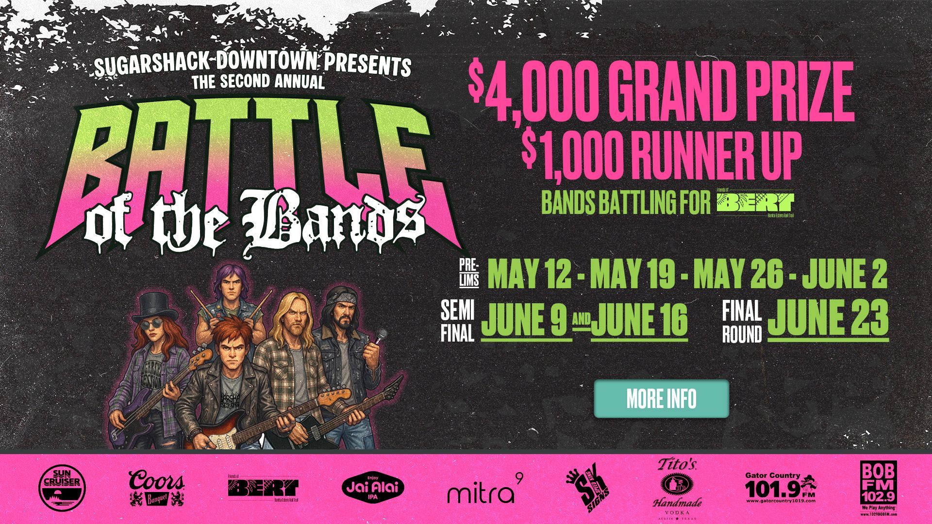 Sugarshack Downtown Battle of the Bands 