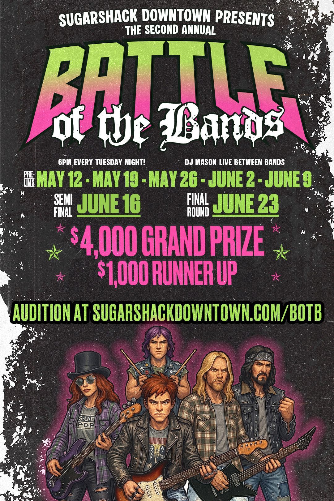 Sugarshack Downtown Battle of the Bands