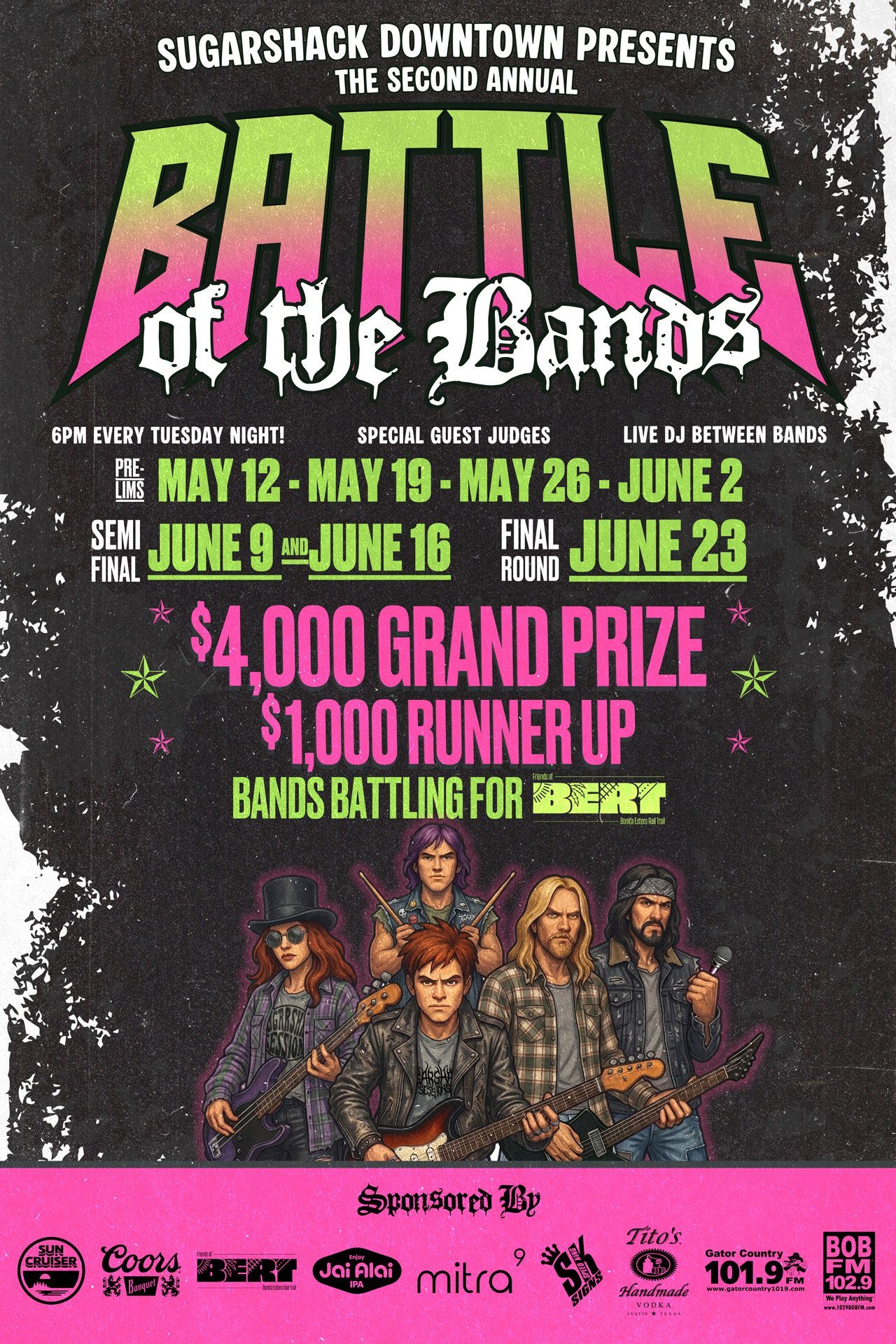 Sugarshack Downtown Battle of the Bands