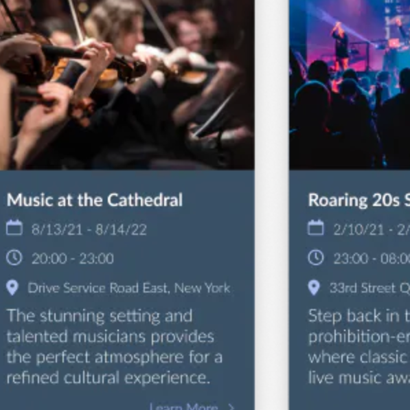 A flyer for music at the cathedral in new york