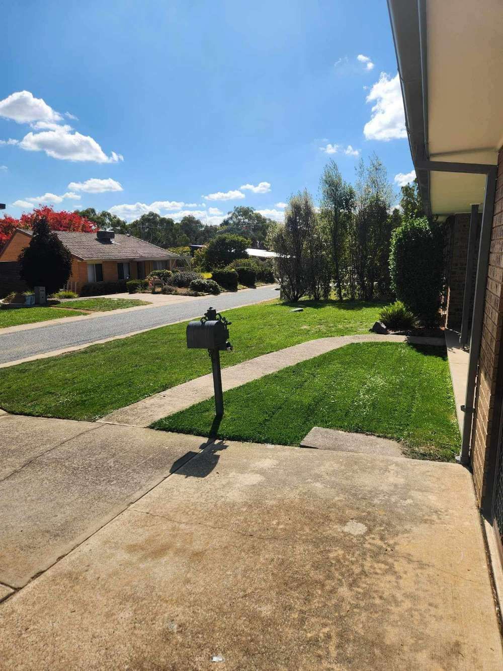 After There Is A Mailbox On The Sidewalk In Front Of A House — Canberra Home And Garden Maintenance In Tuggeranong Act