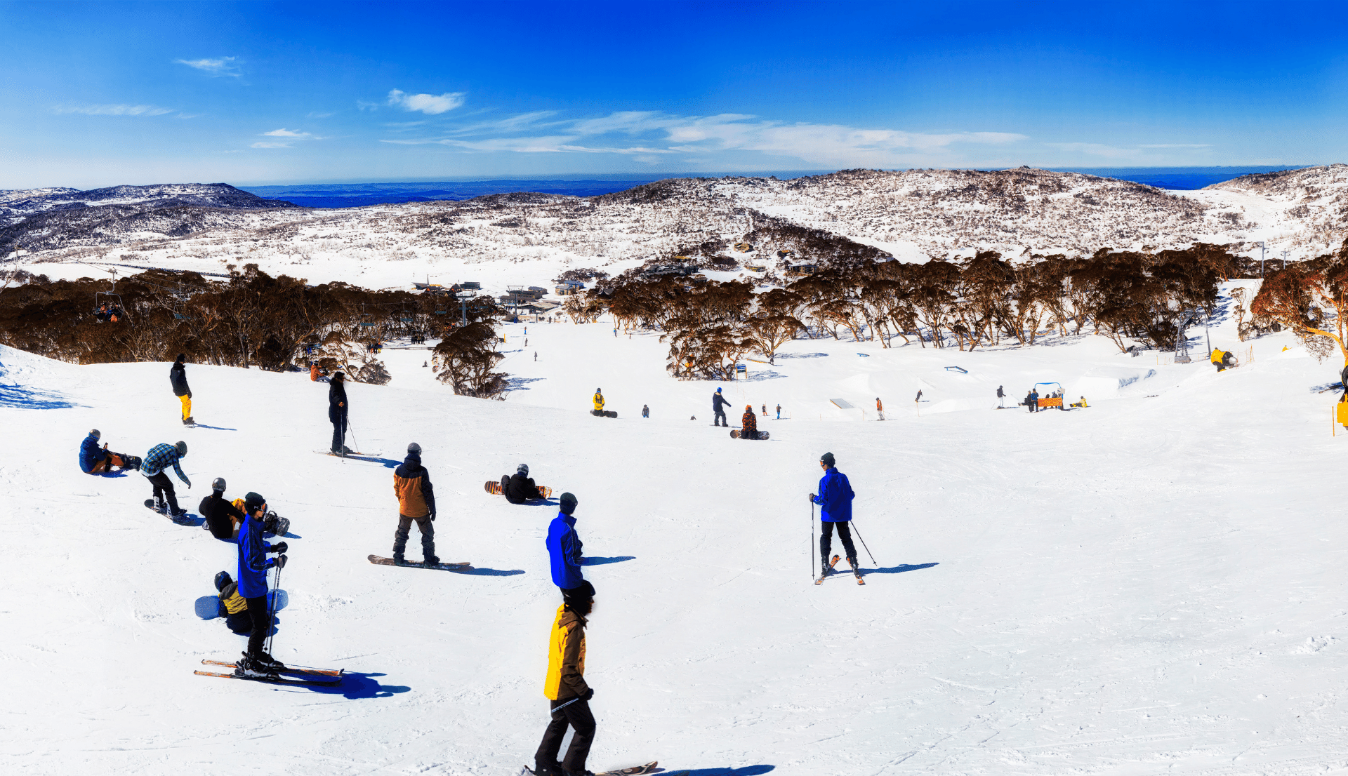 Snowy Mountain Ski Fields