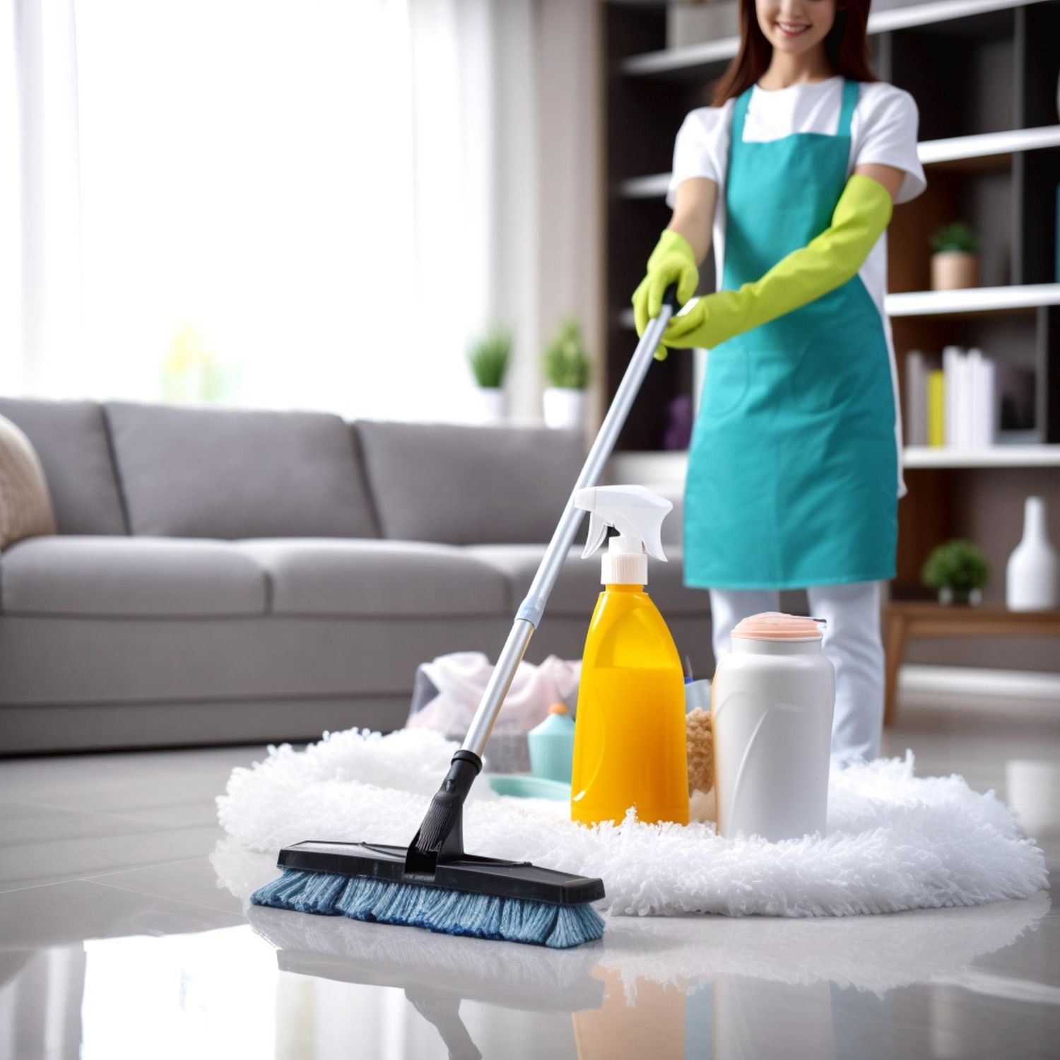 Man in white shirt opening a dryer door in a laundromat.