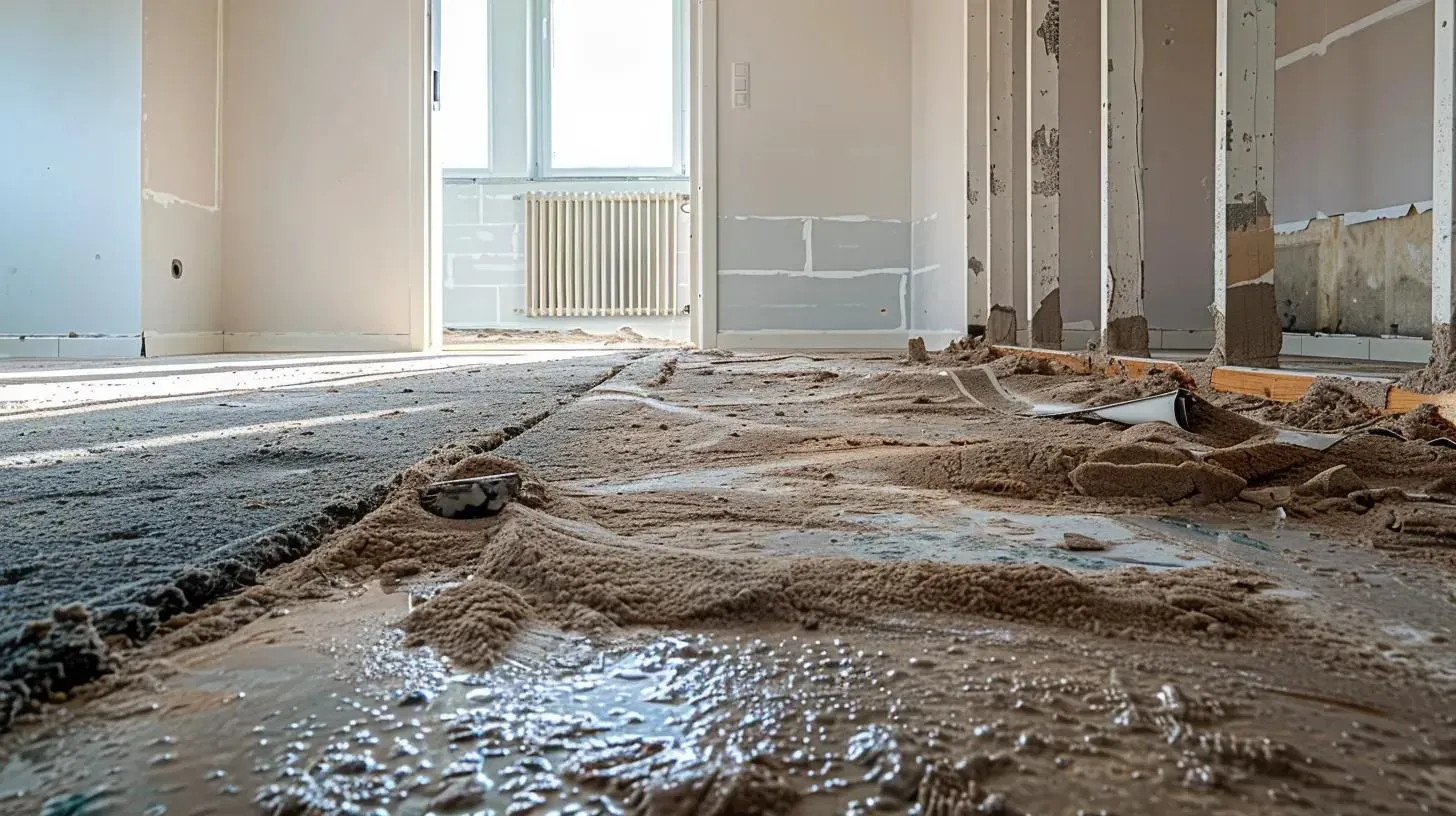 How can you check wet drywall, carpet, and flooring without tearing everything out?
