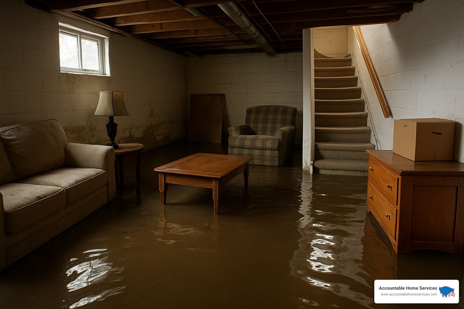flooded basement Denver water damage - Denver water damage specialists