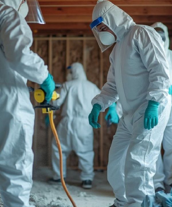 A kitchen with wooden cabinets and stainless steel appliances