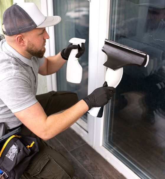 A kitchen with wooden cabinets and stainless steel appliances