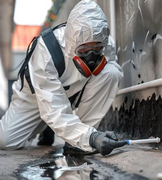 A kitchen with wooden cabinets and stainless steel appliances