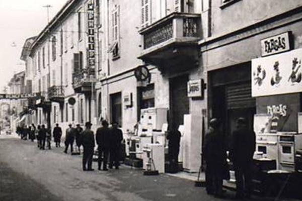 immagine storica della sede del negozio