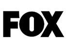 The fox logo is black and white on a white background.