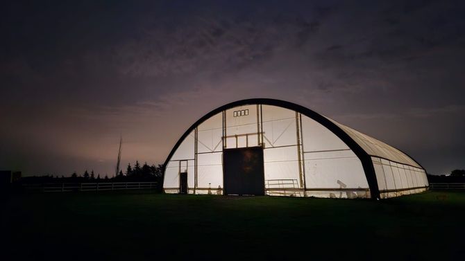 A structure that houses horse programs