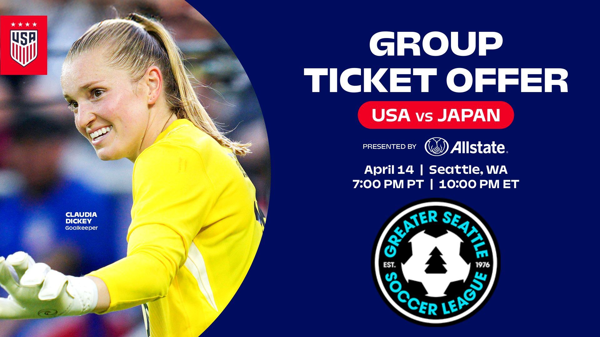 Baseball player sliding into home plate, catcher in front. Blue and gold uniforms, action shot.