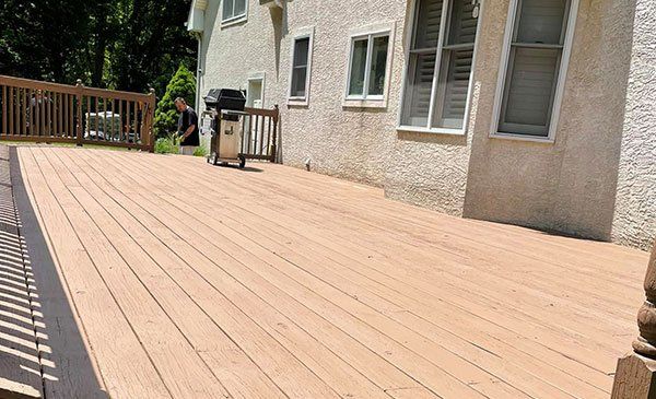 Deck Before Staining — Claymont, DE — TD Painting Handyman Deck Before Staining — Claymont, DE — TD Painting Handyman
