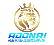 Gold lion with crown logo, blue text 