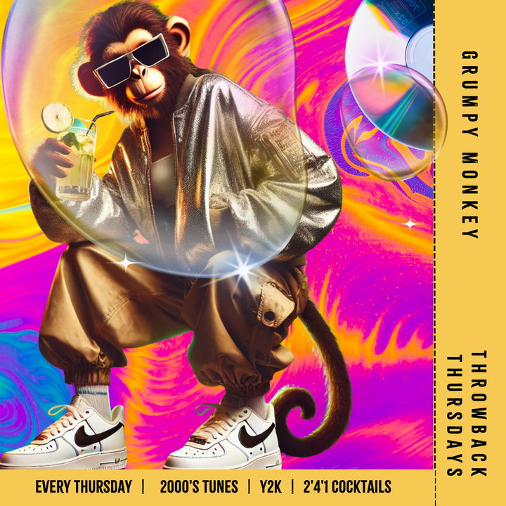 A poster for grumpy monkey the new back