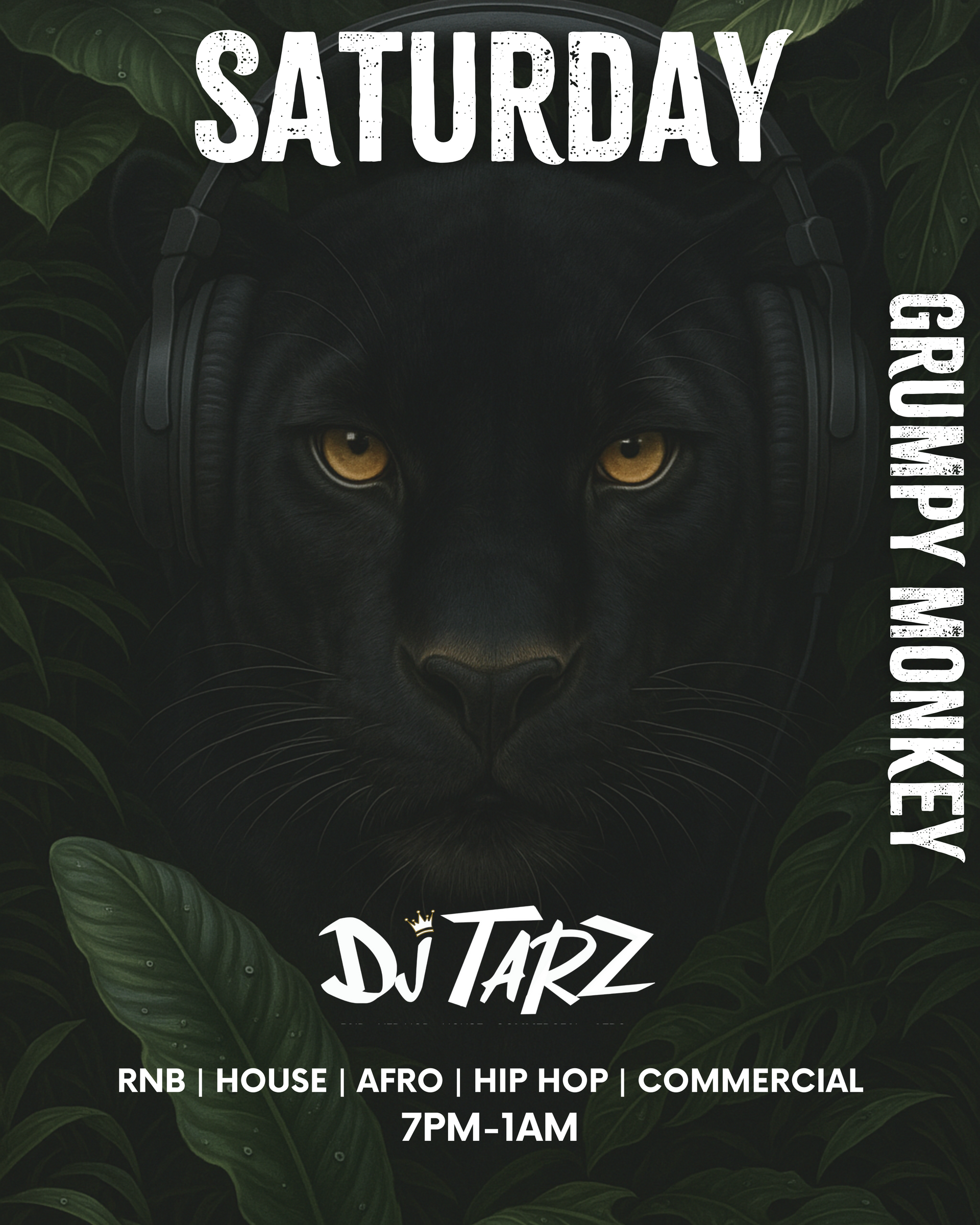 A poster for a dj named dj tarz
