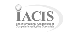 A logo for the international association of computer investigative specialists
