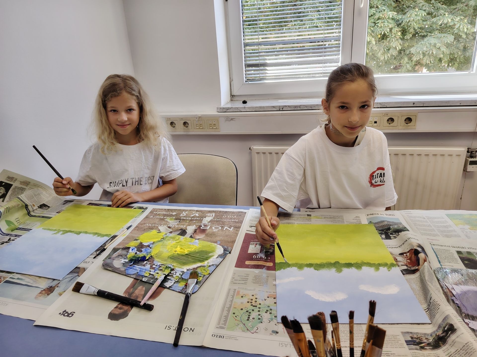 likovne delavnice, počitniško varstvo