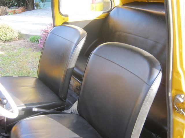 Interni di una Fiat 500