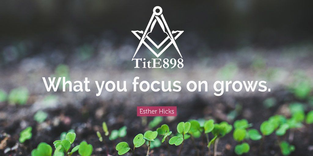 What you focus on grows