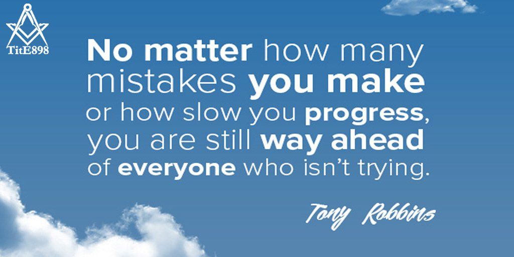 Keep making progress