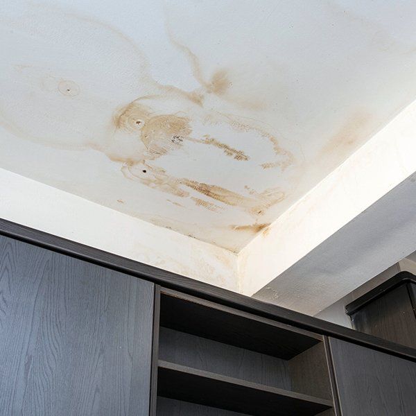 Stain on Ceiling — Mt Vernon, OH — Shoemaker Roofing, LLC