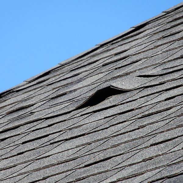 Damaged Roof Shingle — Mt Vernon, OH — Shoemaker Roofing, LLC