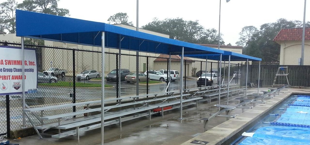 Large Blue Canopy - Jacksonville, FL - Boree Canvas Unlimited