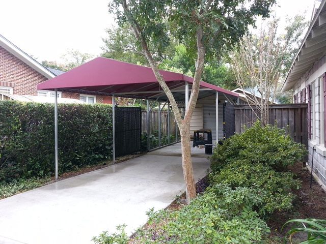 Walkway With Red Roof - Jacksonville, FL - Boree Canvas Unlimited
