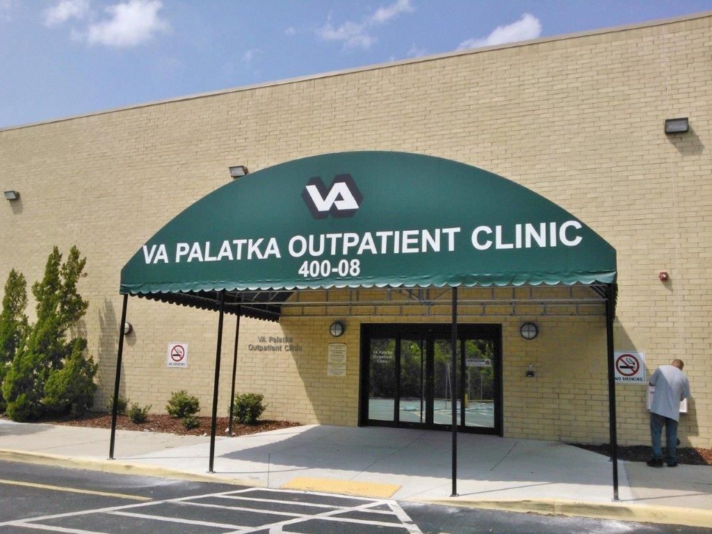 VA Palatka Outpatient Clinic Signage - Jacksonville, FL - Boree Canvas Unlimited