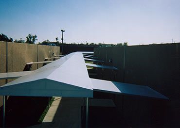 Upper View For In Green Canopies Walkway - Jacksonville, FL - Boree Canvas Unlimited