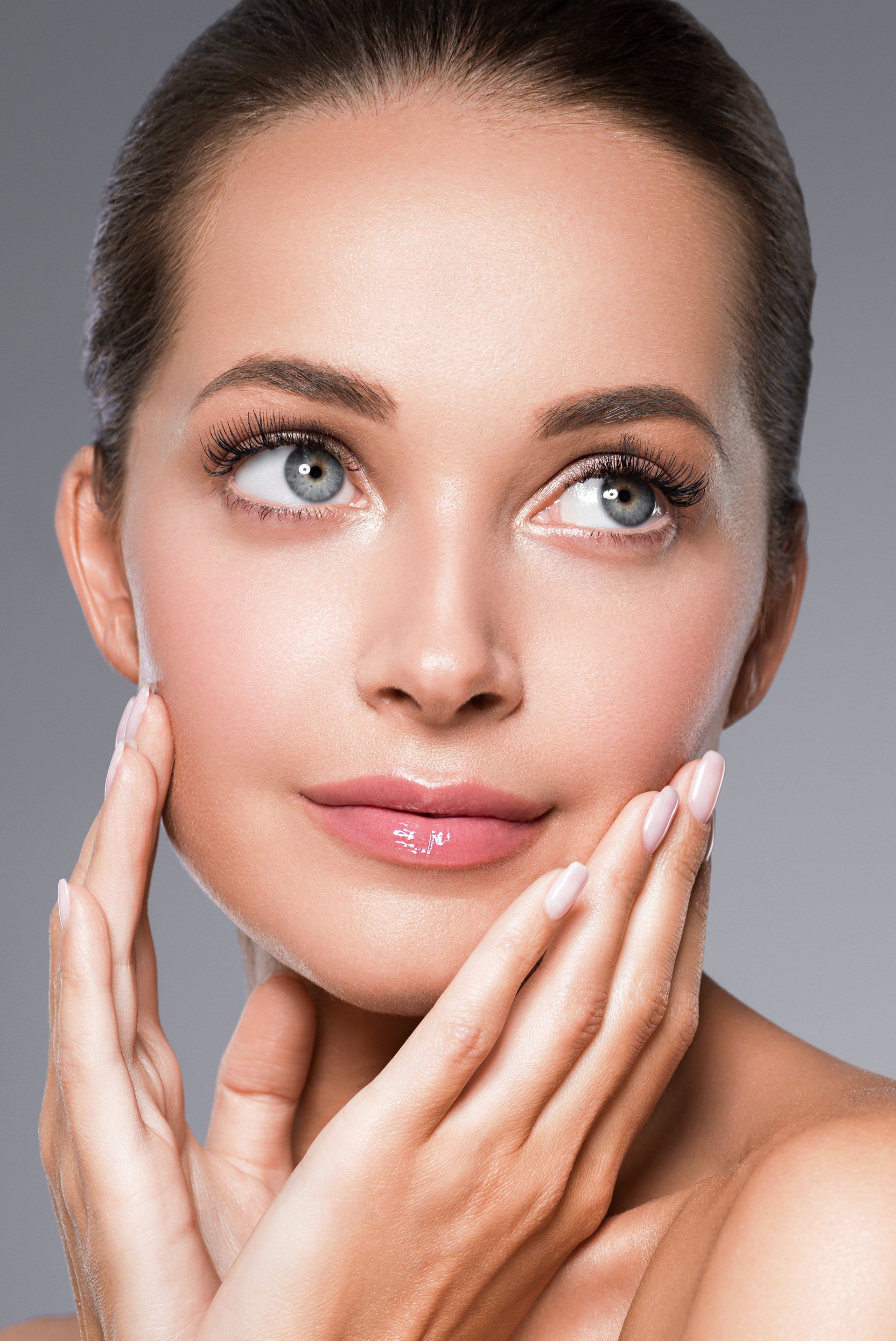skincare woman beauty with clear skin