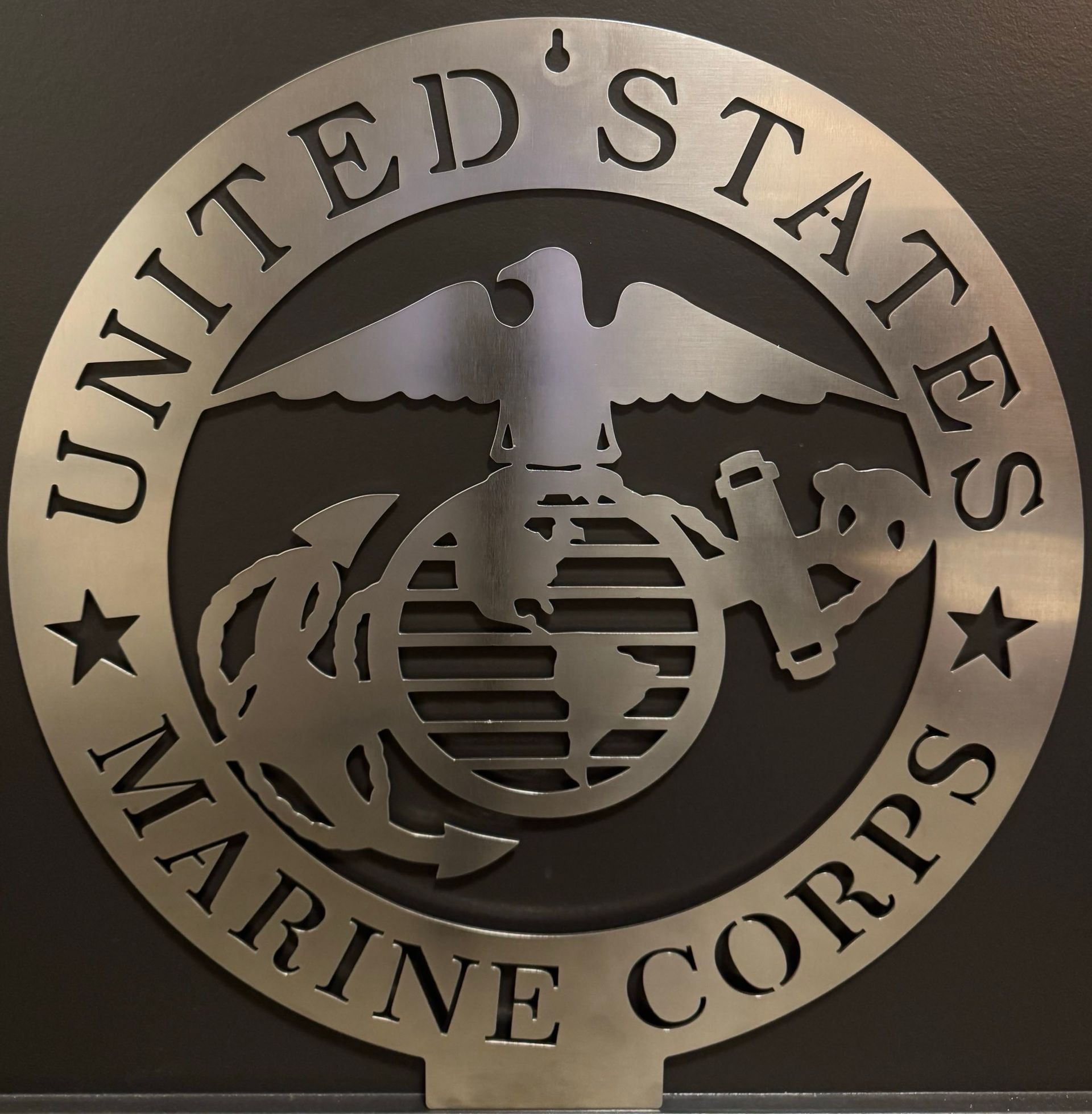 Marine Corps Hanging Sign