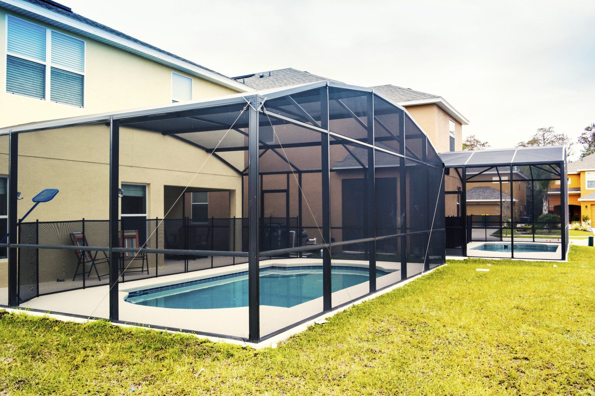 Enclosed Backyard Swimming Pool - Bradenton, FL - Screens Now
