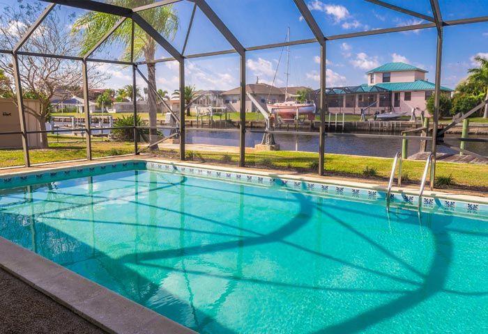 Backyard Pool - Bradenton, FL - Screens Now