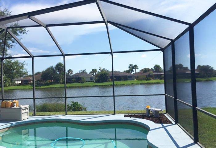 Empty Swimming Pool - Bradenton, FL - Screens Now