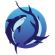 Shark Island Dive Logo featuring Tiger Sharks, Fuvahmulah - Dive with Sharks in the Maldives