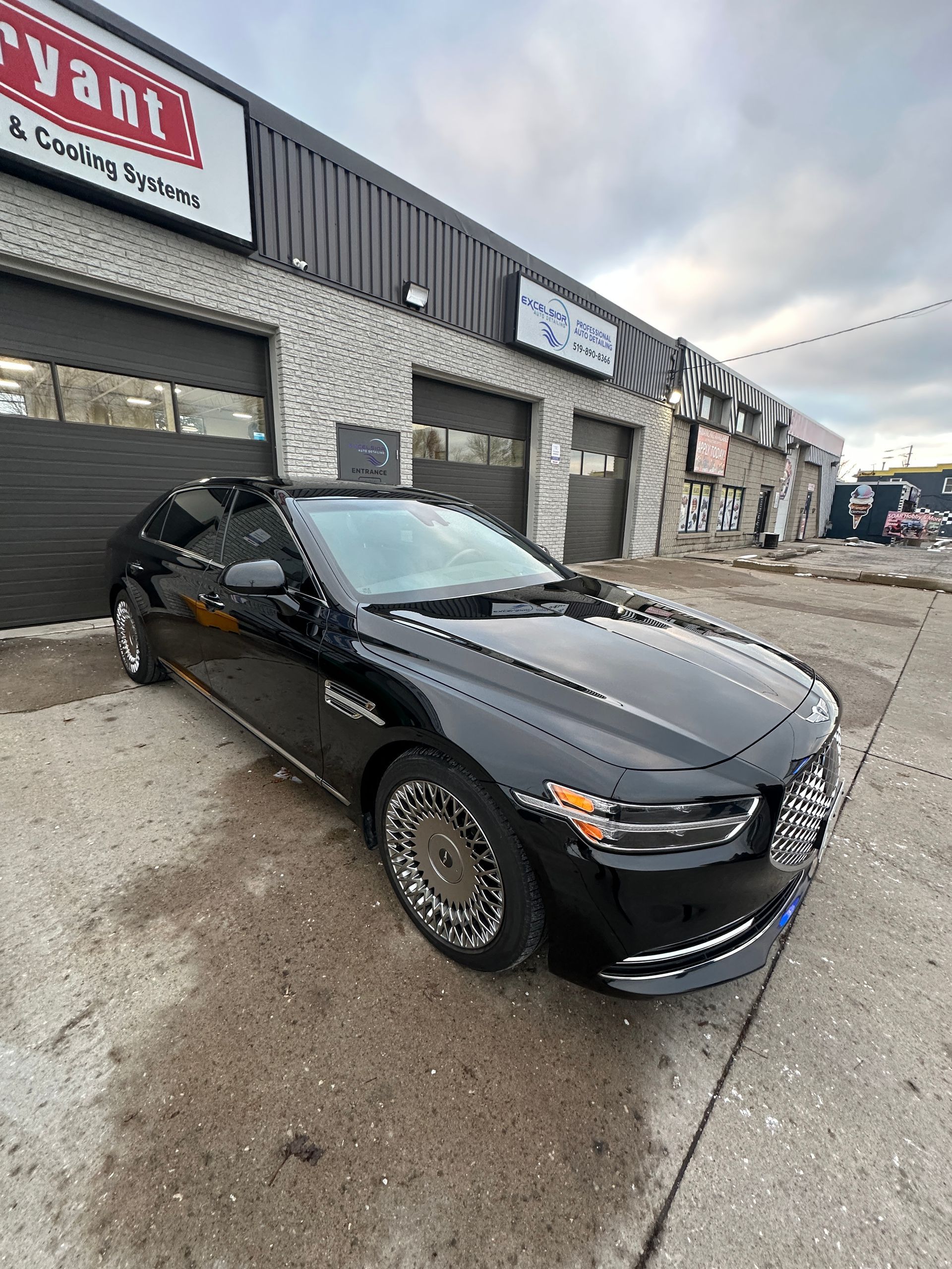 2022 Genesis G90 | 5 Year Ceramic Coating | Excelsior Auto Detailing Windsor, ON
