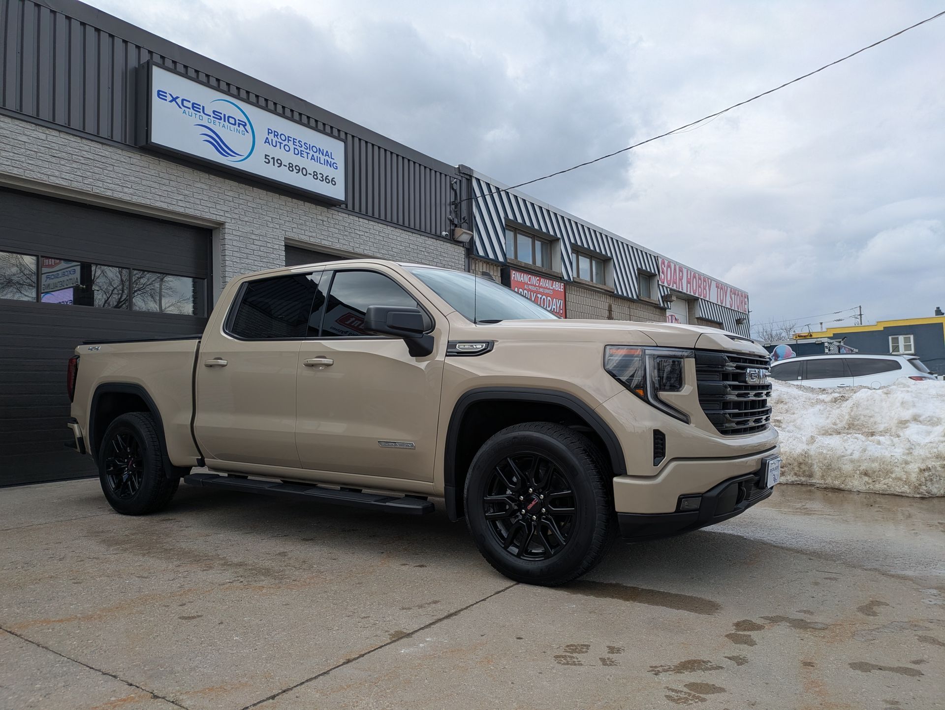 2022 GMC Sierra Elevation 5 Year Ceramic Coating Excelsior Auto Detailing Windsor, ON