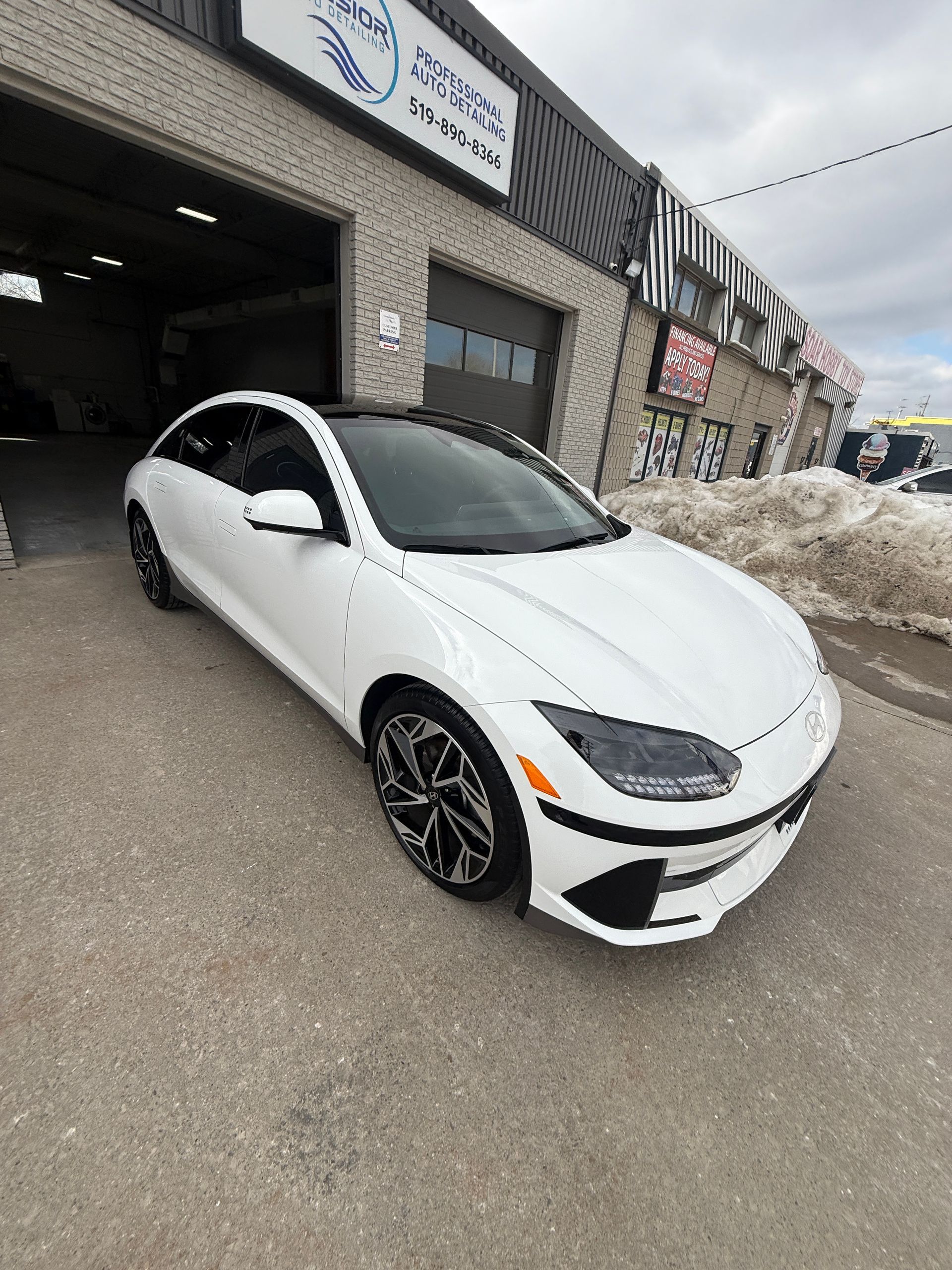 2025 Hyundai Ioniq 6 | Full Front PPF Package | Excelsior Auto Detailing Windsor, ON