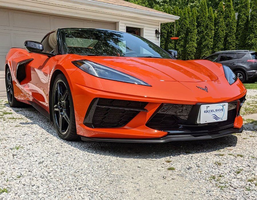 Ceramic coating corvette in Tecumseh, CA